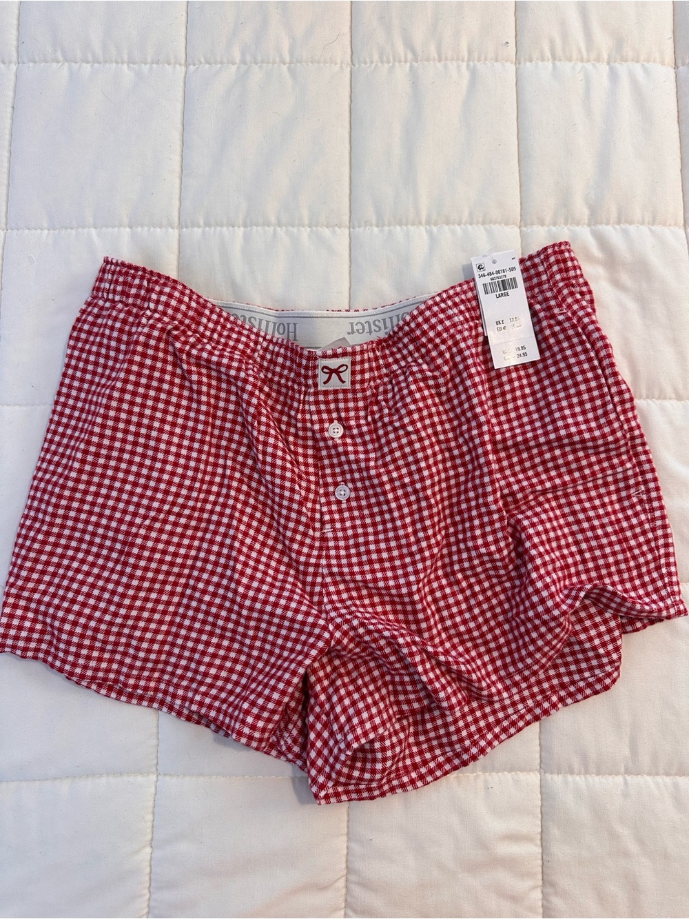 Hollister Gingham Boxer Shorts